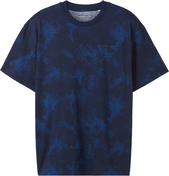 Tom Tailor T-shirt T Shirt Met Print 1042064xx12 35720 Mannen Maat - XL