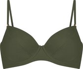 Hunkemöller Dames Badmode Bikinitop Luxe - Groen - maat E85