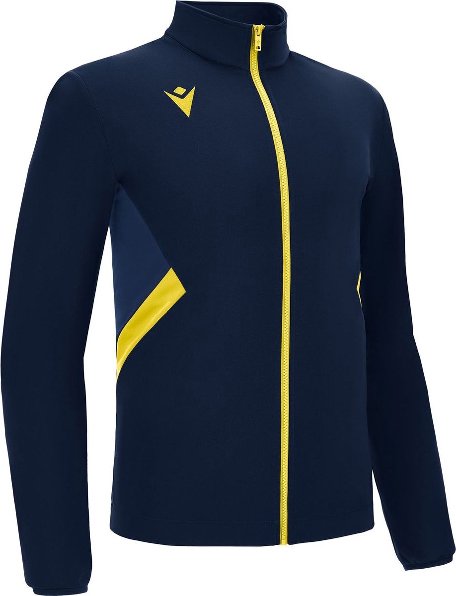 Macron Victory Raijin Polyestervest Heren - Navy / Geel | Maat: 3XL