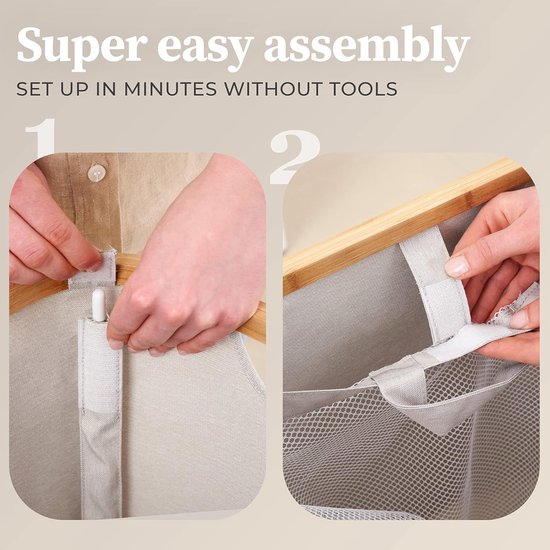 Panier à linge 3 compartiments - Trieur de linge - Panier à linge 3 compartiments Trieur de linge - Trieur de linge 3 compartiments - Compartiments panier à linge