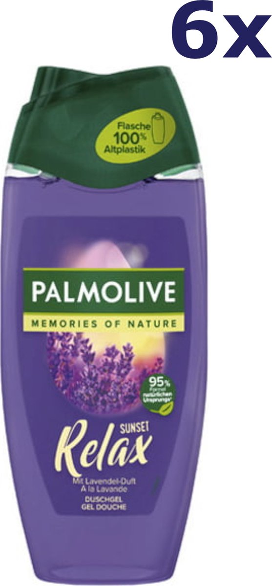 Goedkoopste 6x Palmolive Douchegel - Sunset Relax Lavendel 250ml
