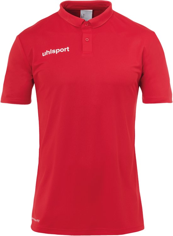 Uhlsport Essential Poly Polo Kinderen - Rood | Maat: 128