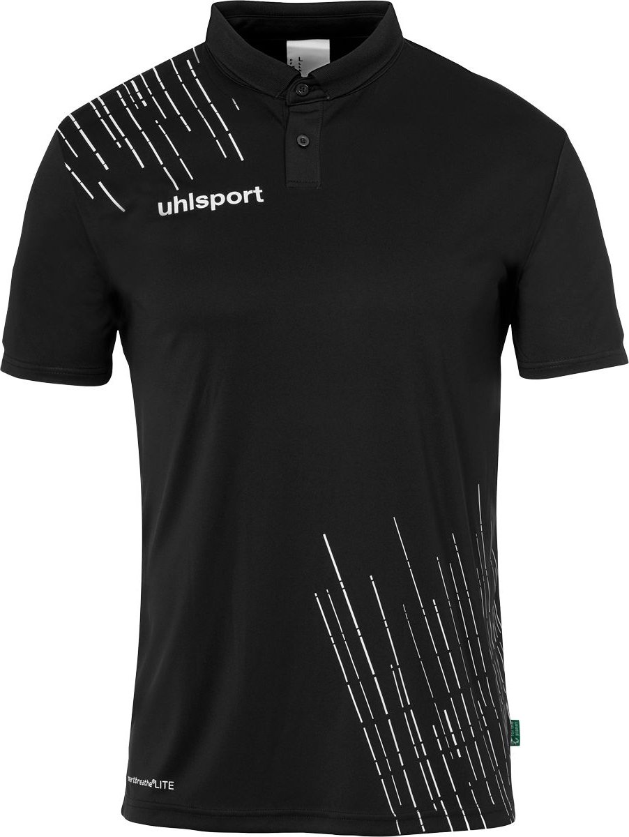 Uhlsport Score 26 Polo Heren - Zwart / Wit | Maat: XL