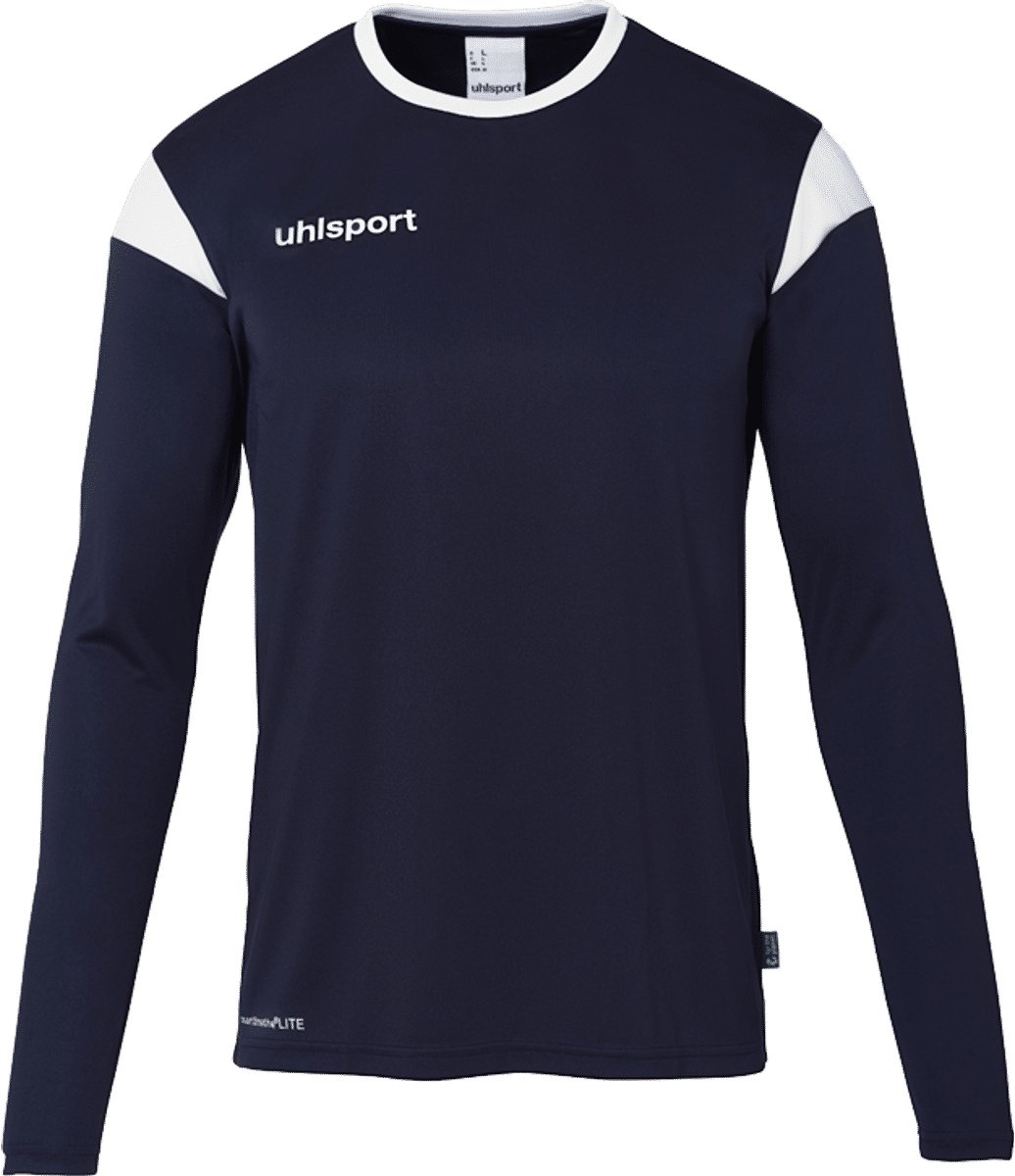 Uhlsport Squad 27 Voetbalshirt Lange Mouw Heren - Marine / Wit | Maat: L