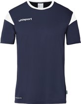 Uhlsport Squad 27 Shirt Korte Mouw Kinderen - Marine / Wit | Maat: 140