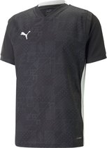 Puma Team Cup Shirt Korte Mouw Heren - Zwart | Maat: XXXL