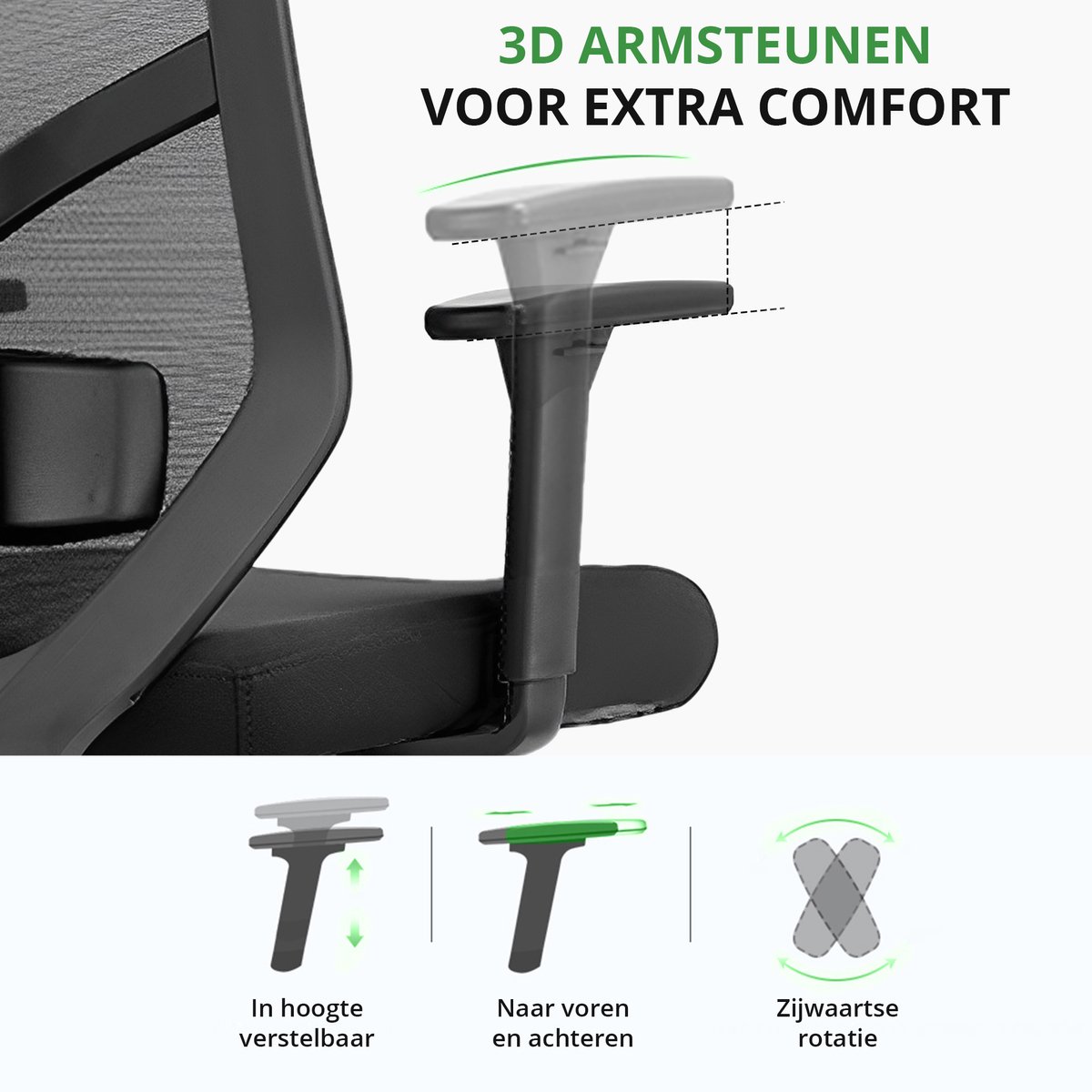 Spherite Compact Pro Ergonomische Bureaustoel NEN1335