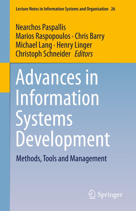 Lecture Notes in Information Systems and Organisation26- Adv ... - cover