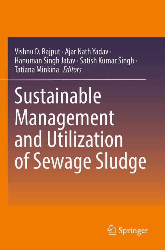 Sustainable Management and Utilization of Sewage Sludge - cover