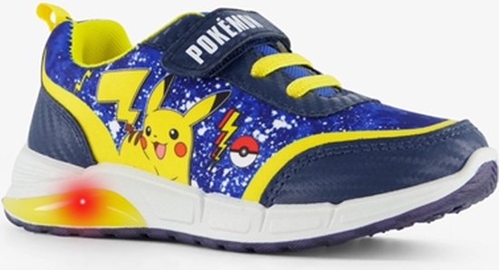 Pokemon kinder sneakers blauw met lichtjes - Maat 32