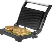 Blaupunkt Grill Apparaat - Tosti/ Brood Contactgrill - 23cm x 14,5cm - Tostigrill - Grill met Anti-aanbaklaag - MEN00799 - Zwart