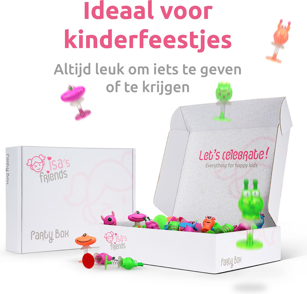 Isa's Friends® - Uitdeelcadeaus Bouncing Monsters - 24 stuks - Traktatie — afbeelding 9