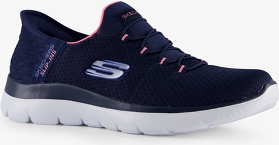Skechers Slip-ins: Summits dames sneakers blauw - Maat 41 - Extra comfort - Memory Foam
