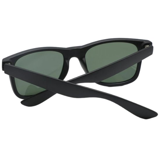 Fako Sunglasses® - Zonnebril Classic Polarised - Polariserend - Gepolariseerd - Polarized - Heren Zonnebril - Dames Zonnebril - Mat Zwart - Donkergroen van Fako Sunglasses® — afbeelding 4