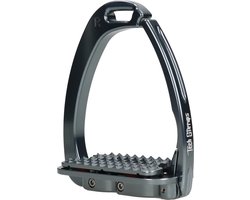 Tech Stirrups Veiligheidsbeugels Tech Stirrups Venice Dressage Plus Donkergrijs