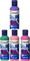 Creall tex 6 x 80 ml - Textielverf - Let op! wisselende kleuren
