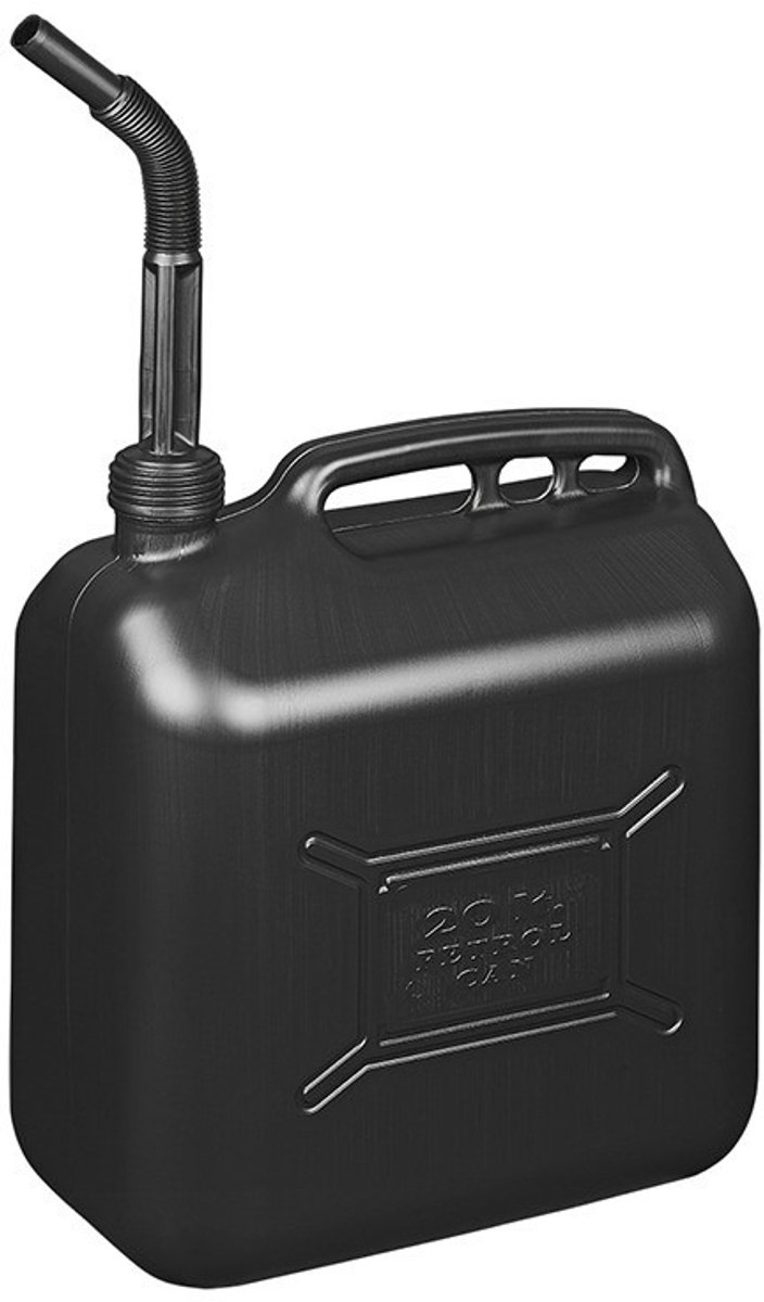ProPlus Jerrycan - 20 liter - zwart - met schenktuit -