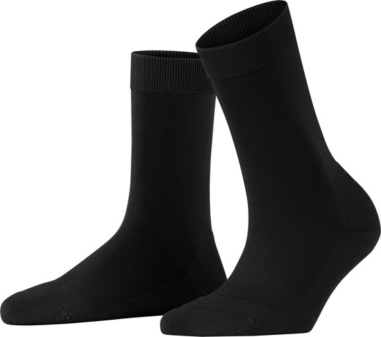 FALKE ClimaWool temperatuurregulerend vochtregulerend duurzaam lyocell merinowol sokken dames zwart - Matt 39-40