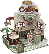 Premium Bouwpakket - Voor Volwassenen en Kinderen - Bouwpakket - 3D puzzel - Modelbouwpakket - DIY - Coffee House