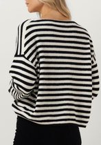 Catwalk Junkie Kn Soft Stripe Truien & vesten Dames - Sweater - Hoodie - Vest- Zwart - Maat 42