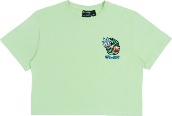 Groen Rick and Morty T-shirt