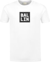 Ballin Amsterdam - Heren Regular fit T-shirts Crewneck SS - White - Maat S