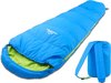 MOUNTREX Slaapzak voor Kinderen - Kinderslaapzak Draagbaar als een Rugzak - (175 x 70 x 45 cm) - Outdoor, Reizen, Camping - Mummieslaapzak Licht & Compact - 100% Katoenen Binnenvoering