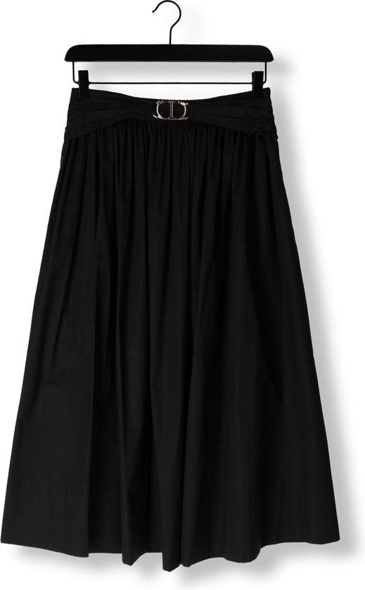 Twinset Milano Woven Skirt Rokken Dames - Zwart - Maat 42