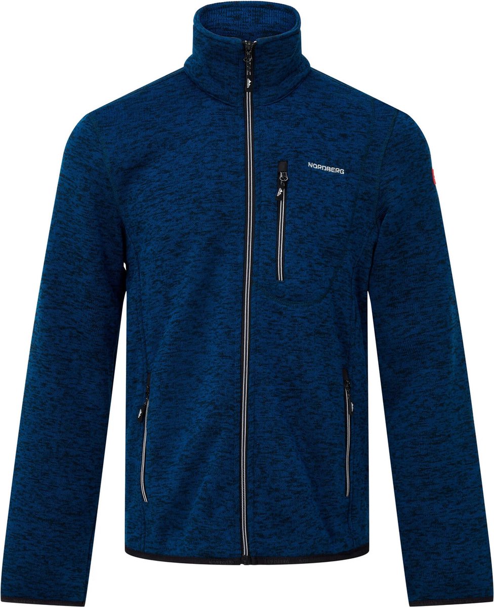 Nordberg Benjamin Fleece Vest Heren Petrol melange Overige kleuren