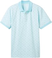 Tom Tailor Poloshirt Polo Met Print 1041860xx10 35452 Mannen Maat - L