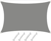 1 x 2m Zonneluifel Rechthoekig Waterdicht - Tuinluifel Zonbescherming Rechthoek
