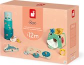 Janod Box Speelset - Geschikt vanaf 12 Maanden - Zintuigen Stimulerend Speelgoed