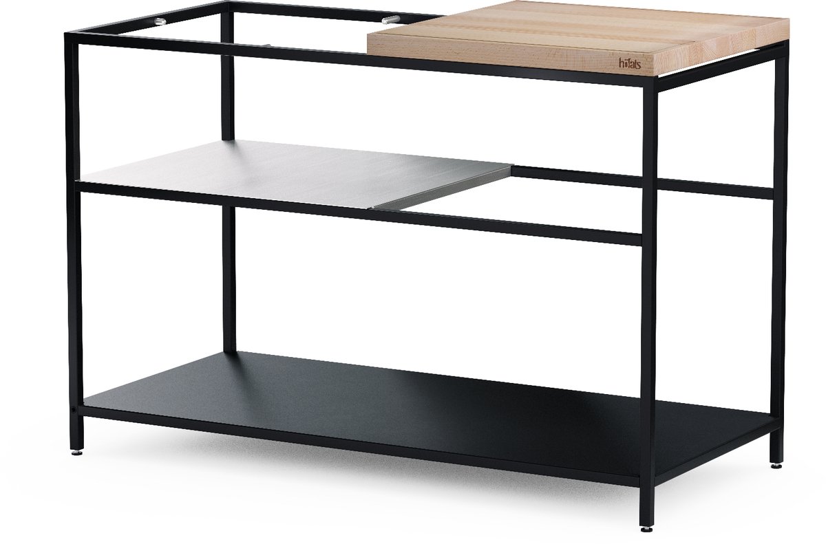 Bol.com Höfats - Fire Kitchen Buitenkeuken - Staal - Zwart - aanbieding