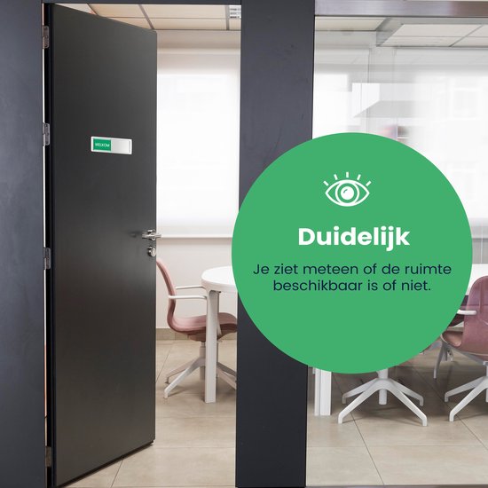 24x Deurhanger bezet vrij - door hanger - set - deurbordje niet storen