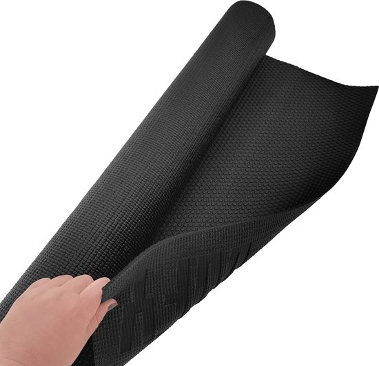 Yogamat – comfortabel en antislip gemaakt van eco-PVC – niet giftig – afmeting 183 x 61 x 0,4 cm – ideale sportmat voor yoga, pilates, gymnastiek, fitness, training, functioneel van Yogamat — afbeelding 5