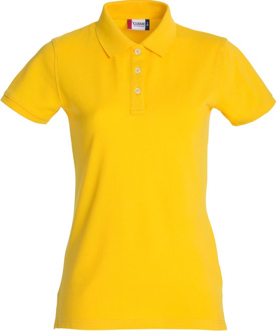 Clique Stretch Premium Polo Women 028241 - Lemon - M