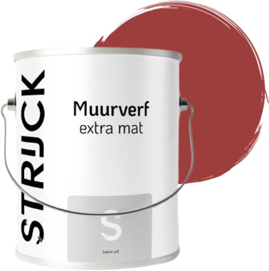 STRIJCK Muurverf Extramat - Kersen - 082R-6 - 5 liter