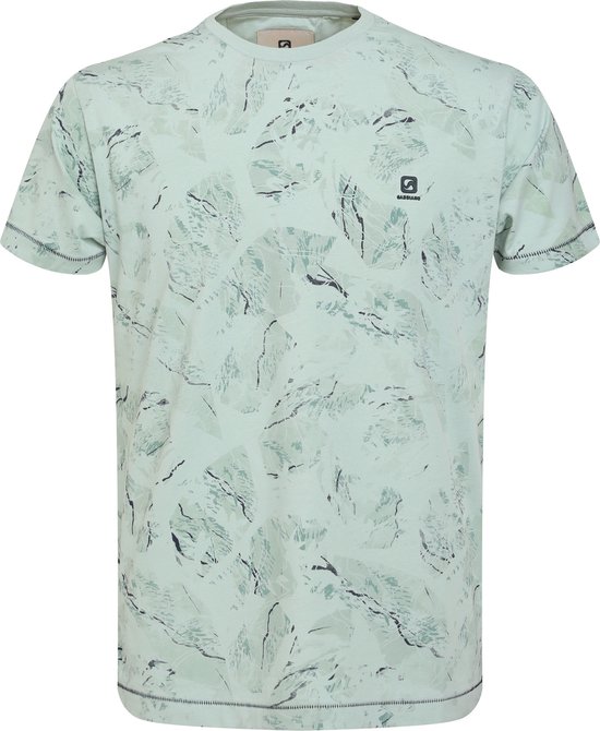 Gabbiano T-shirt T Shirt Met Allover Print 154529 599 Sea Green Mannen Maat - S