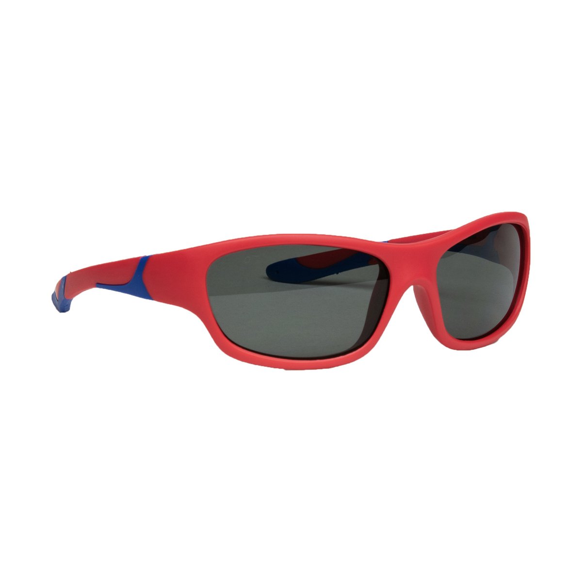 Melleson Eyewear - Kinderzonnebril Kris 3-7 jaar - Rood Blauw - 100% UV-A en UV-B Bescherming - Inclusief Microvezel Pouch
