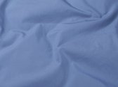 Yumeko kussensloop percal sereen blauw 60x70 - Bio, eco & fairtrade - 1 stuk