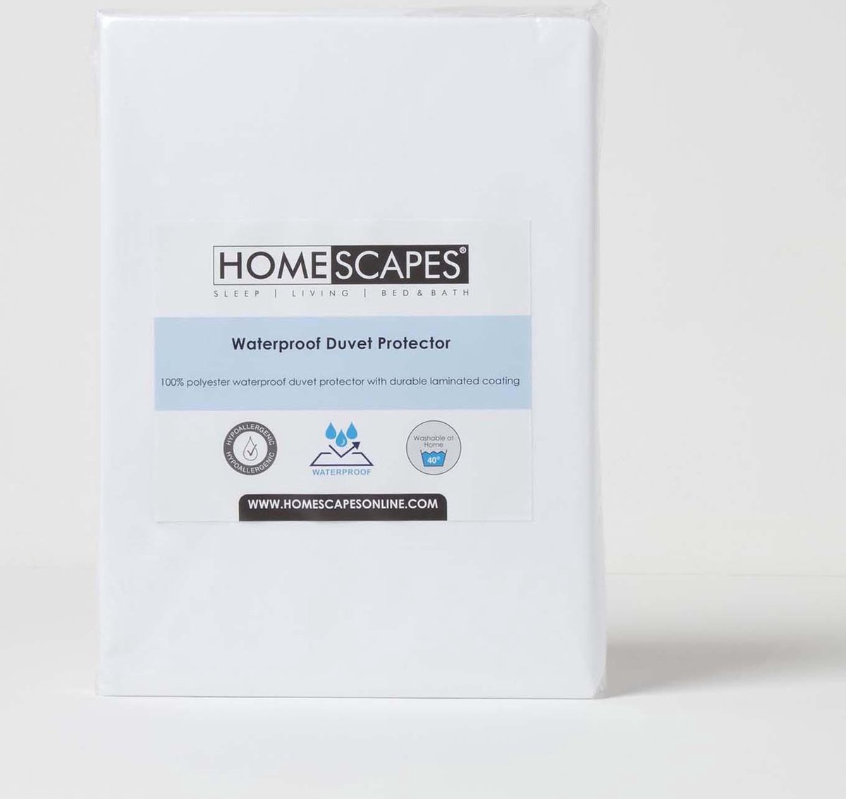 Homescapes Waterdicht Dekbedovertrek – Wasbaar Hoeslaken voor Dekbed – Anti-Allergie – 200x200 cm – foto 5