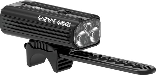Lezyne Super Drive 1600XXL - Oplaadbare LED fietslamp voor - 7 Standen - 1600 Lumen - Accu tot 148 uur - Smart drive - Waterdicht - Zwart