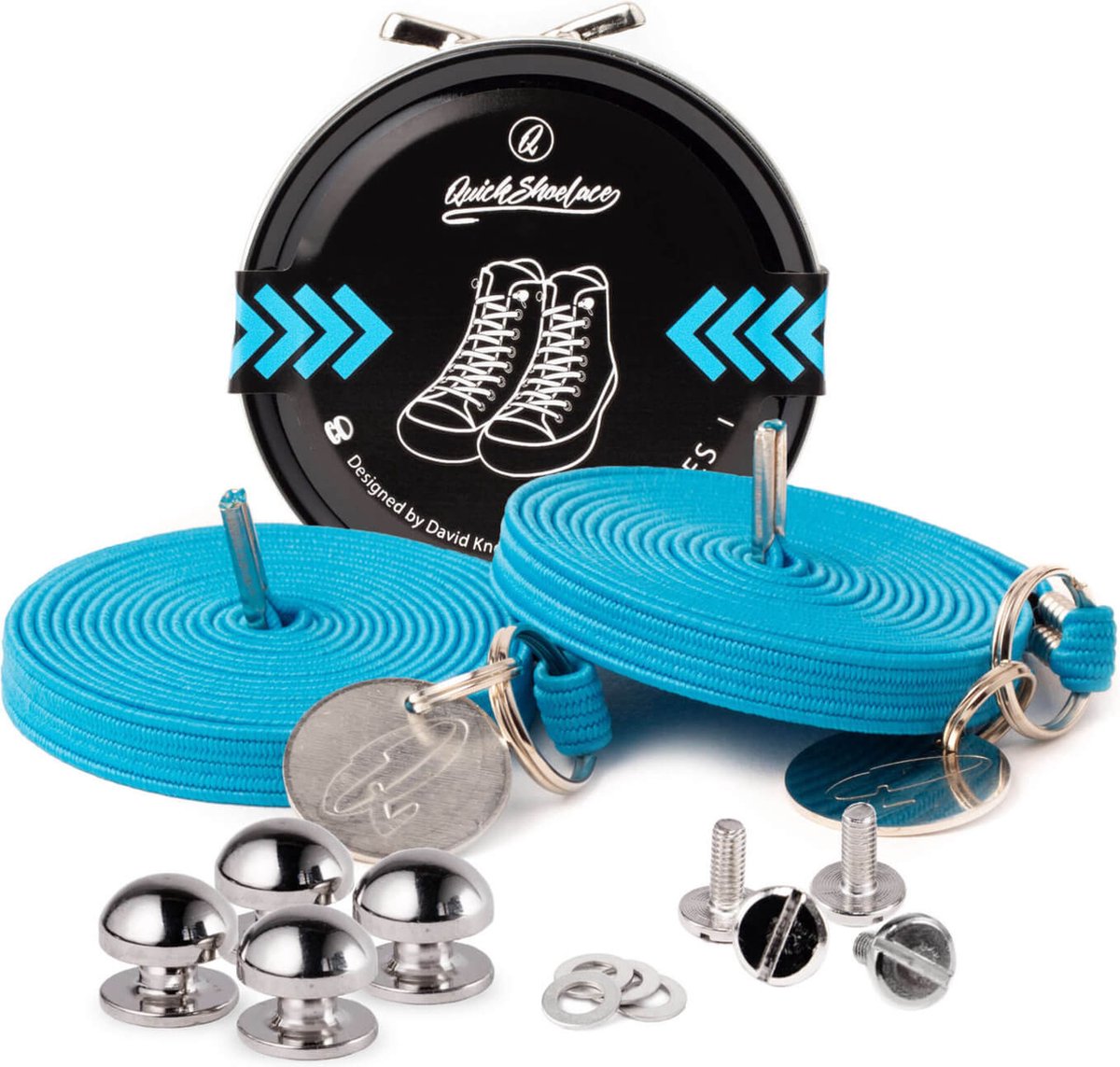 Quickshoelaces - casuel turquoise