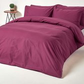 Homescapes Beddengoedset, 3-delig, dekbedovertrek 230 x 220 cm met kussenslopen 48 x 74 cm, wit, 100% puur Egyptisch katoen, draaddichtheid 200, percale beddengoed