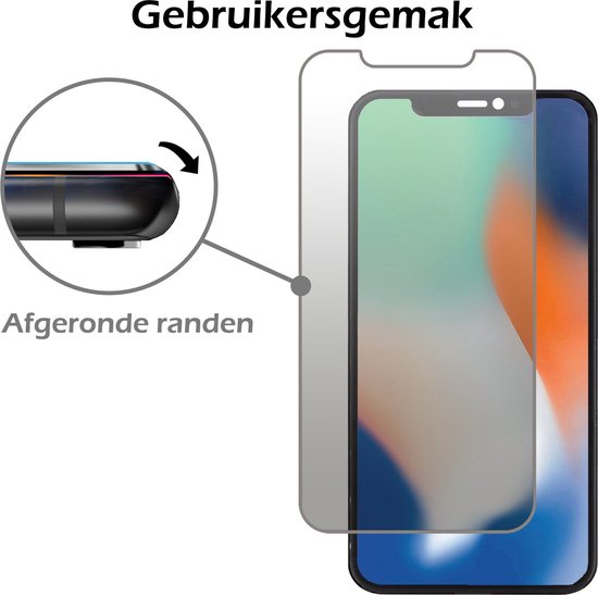 Protecteur d'écran adapté pour iPhone Xs, protecteur d'écran, protection de confidentialité en Glas – Protecteur d'écran adapté pour iPhone Xs, protecteur d'écran de confidentialité en Tempered Glass , lot de 3