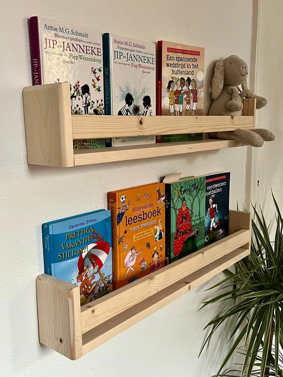 Relaxdays Bücherregal Wolke, 3er Set, Kinderbücherregal Wand