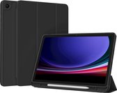 Housse de tablette Accezz pour Samsung Galaxy Tab A9 Plus - Bookcase Smart en silicone Accezz - Zwart