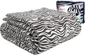 HappyBed Zebra | 140x200 - Wasbaar dekbed zonder overtrek - Bedrukt dekbed - Gekleurd dekbed - Dekbed met print - Hoesloos dekbed