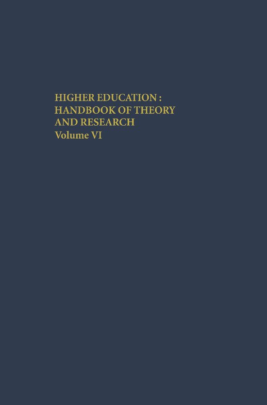 Higher Education: Handbook of Theory and Research | 9780875860947 ...