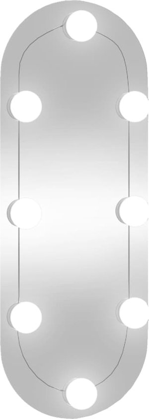 vidaXL-Wandspiegel-met-LED's-ovaal-20x50-cm-glas